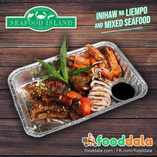 Seafood Island Inihaw Na Liempo And Mixed Seafood